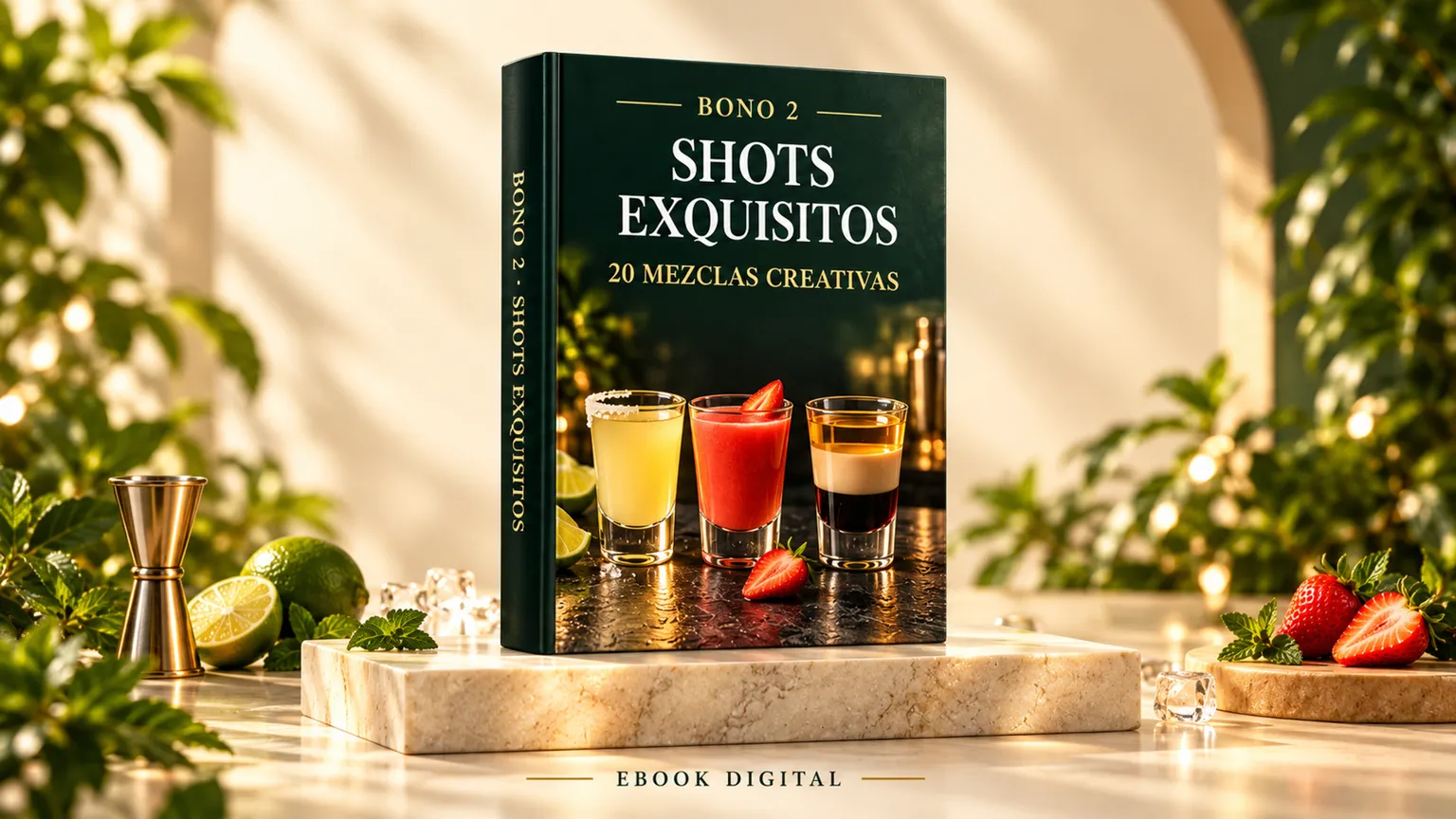 Portada del Bono 2: Shots exquisitos, 20 mezclas creativas