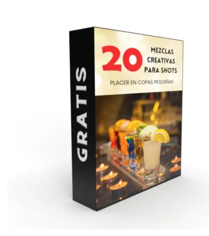 Recetario de 20 mezclas creativas para shots