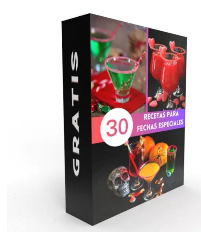 Recetario de 30 bebidas para fechas especiales