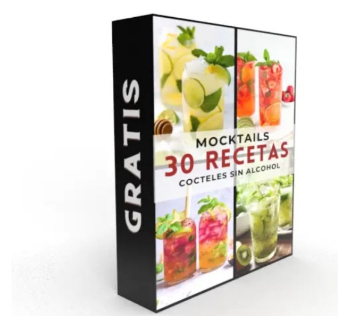 Recetario de 30 mocktails sin alcohol