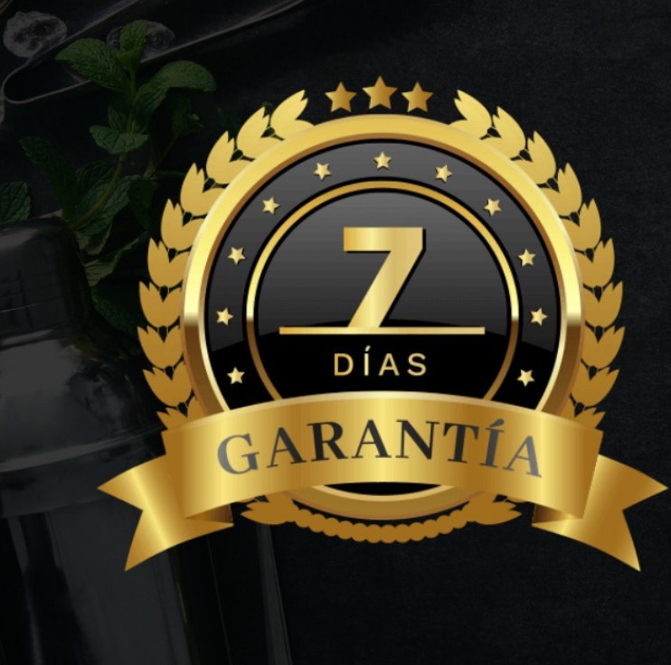 Sello dorado de garantía de 7 días